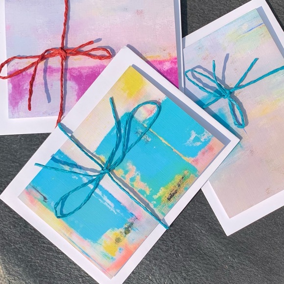 NEW, 3 Pack Assorted Art Cards, My Own Original Artwork, Envelopes Included - Picture 4 of 9